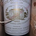 Chateau Margaux Premier Grand Cru Classe Margaux 1982