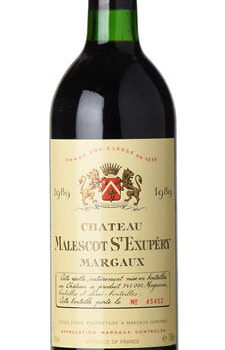 Malescot Saint Exupéry – Margaux 3ième Grand Cru Classé  1989